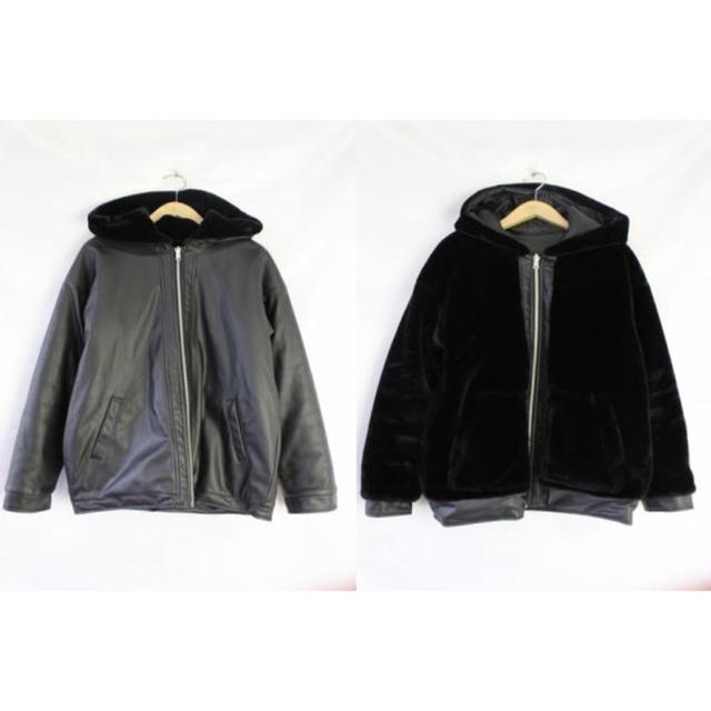 MURUA(ムルーア)のMURUA ボア ジャケット コート リバーシブル moussy SLY レディースのジャケット/アウター(ブルゾン)の商品写真