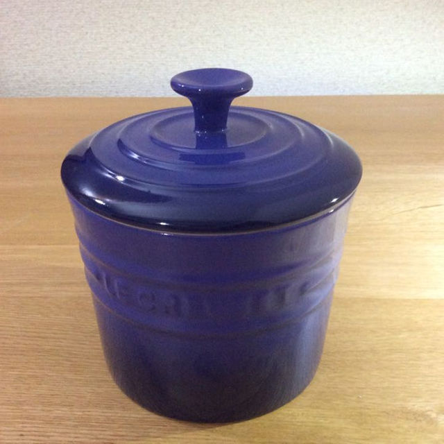 LE CREUSET(ルクルーゼ)のル・クルーゼ   スパイスジャー Ｌサイズ  ブルー インテリア/住まい/日用品のキッチン/食器(テーブル用品)の商品写真