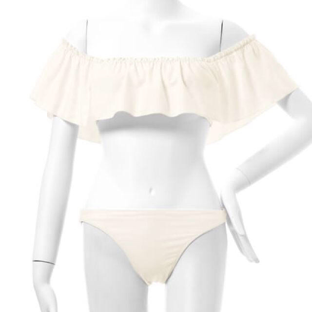 GRL(グレイル)のオフショル ホワイト 水着 レディースの水着/浴衣(水着)の商品写真