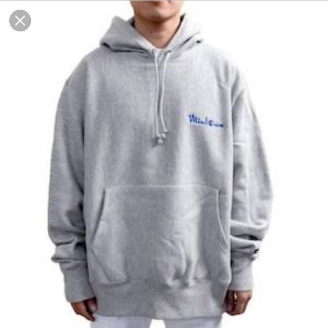 【希少 グレー L】MINTCREW × Champion パーカー