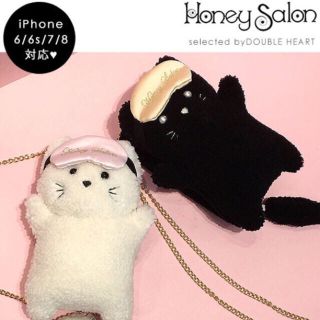 ハニーサロンバイフォピッシュ(honey salon by foppish)のハニーサロン＊honey salon＊catアイマスクiphoneケース(iPhoneケース)