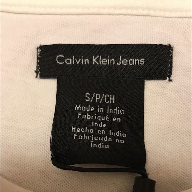 Calvin Klein(カルバンクライン)のCK jeans Tシャツ 白 メンズのトップス(その他)の商品写真