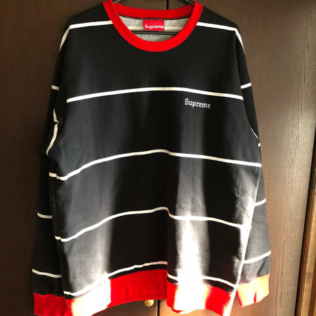 Supreme(シュプリーム)のSupreme striped crewneck sweater シュプリーム  メンズのトップス(ニット/セーター)の商品写真