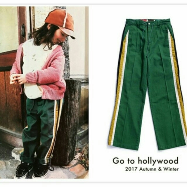 GO TO HOLLYWOOD(ゴートゥーハリウッド)の新品キッズGO TOラインパンツ キッズ/ベビー/マタニティのキッズ服女の子用(90cm~)(パンツ/スパッツ)の商品写真