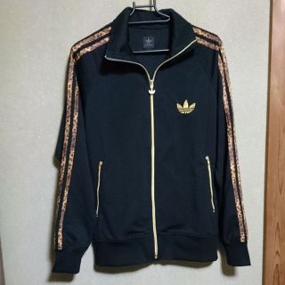 アディダス(adidas)のアディダスオリジナルス ヒョウ柄ライン トレフォイル刺繍 ジャージ(ジャージ)