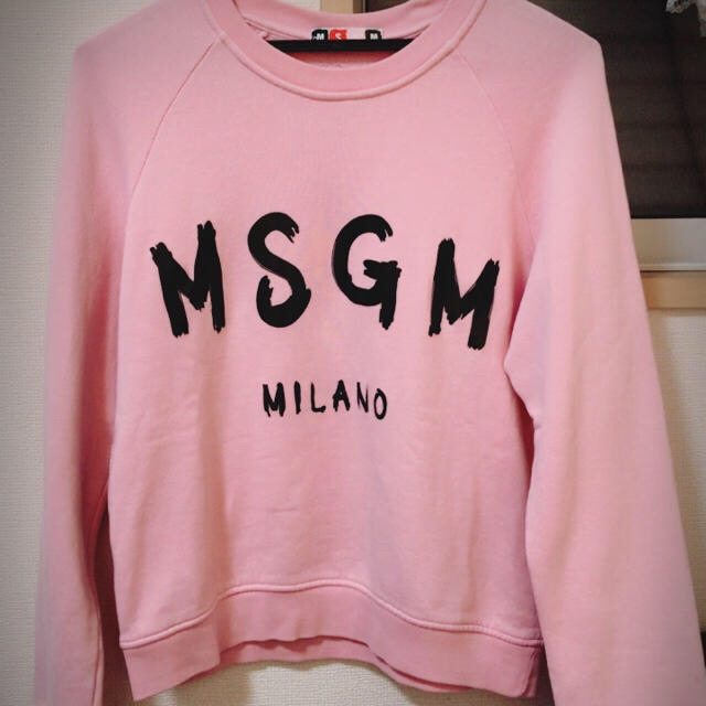 MSGM ピンク スウェット