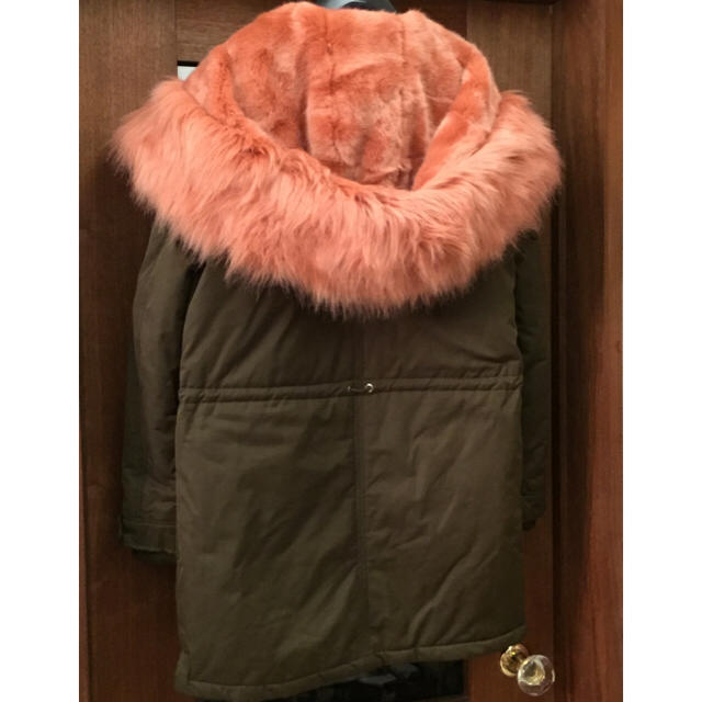 ZARA - 希少ZARA幻のピンクファーモッズコートN-3B 総裏ファーS ZARA - 希少ZARA幻のピンクファーモッズコートN-3B 総裏ファーS