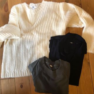 ユニクロ(UNIQLO)のUNIQLO未使用3点セット☆(ニット/セーター)