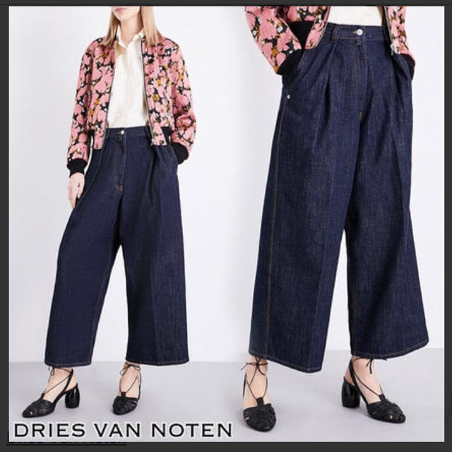 DRIES VAN NOTEN(ドリスヴァンノッテン)のcocochanさん専用 ドリスヴァンノッテン   ワイドデニム サイズ34 レディースのパンツ(デニム/ジーンズ)の商品写真