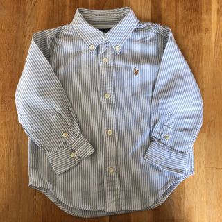 ラルフローレン(Ralph Lauren)の【Ralph Lauren】長袖ボタンダウンシャツ サイズ90(ブラウス)