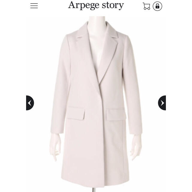 2018ss今期新品♡ジャスグリッティー♡チェスターコート サイズ0 2018ss今期新品♡ジャスグリッティー♡チェスターコート サイズ0