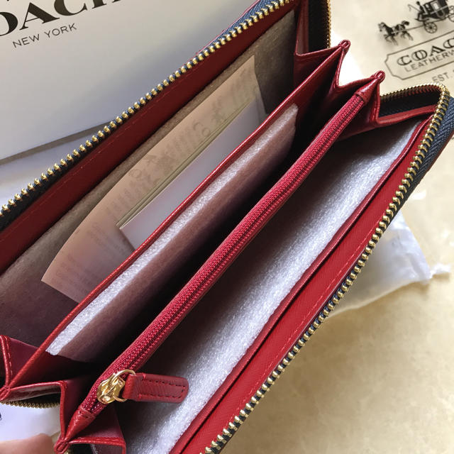 COACH(コーチ)の付属品完備 coach 長財布 デニム コーチ 新品 レディースのファッション小物(財布)の商品写真