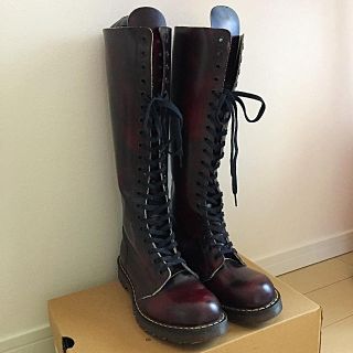 ドクターマーチン(Dr.Martens)の超美品★Dr.martensドクターマーチン20ホールロングブーツ(ブーツ)