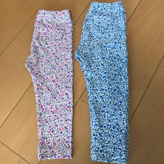 ユニクロ(UNIQLO)の٩(๑❛ᴗ❛๑)۶様専用 UNIQLO リバティ レギンス 2枚セット 90(パンツ/スパッツ)