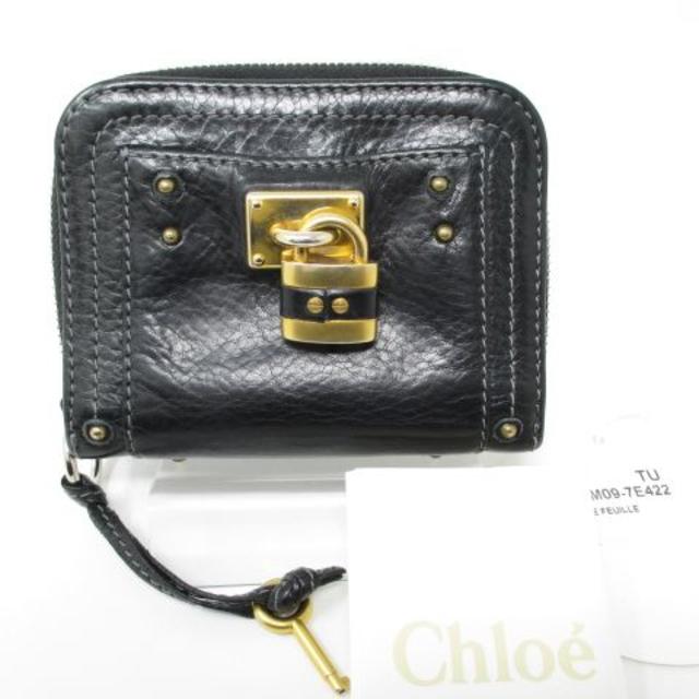 Chloe(クロエ)の★お得！値下げ★新品★クロエ　パディントン　財布　黒　レザー レディースのファッション小物(財布)の商品写真