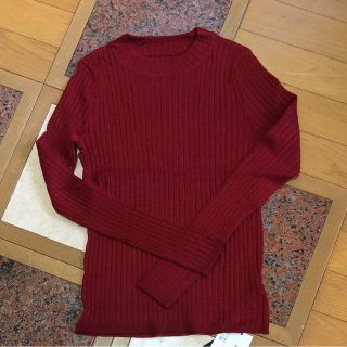 メルロー(merlot)の新品 ワイドリブニットセーター メルロー(ニット/セーター)