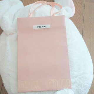 ミュウミュウ(miumiu)のミュウミュウ紙袋(ショップ袋)