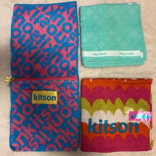 キットソン(KITSON)の値下げ❗️未使用3点セットkitsonとDaily russet ハンカチ3枚組(ハンカチ)