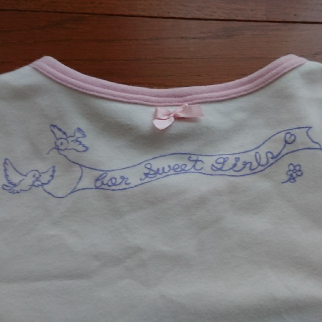 mezzo piano junior(メゾピアノジュニア)のmezzo pianoJr.  長袖Tシャツ  Ｌ キッズ/ベビー/マタニティのキッズ服女の子用(90cm~)(Tシャツ/カットソー)の商品写真