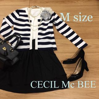 セシルマクビー(CECIL McBEE)のお取り置き中【M】CECIL Mc BEE ノーカラージャケット スーツ(スーツ)