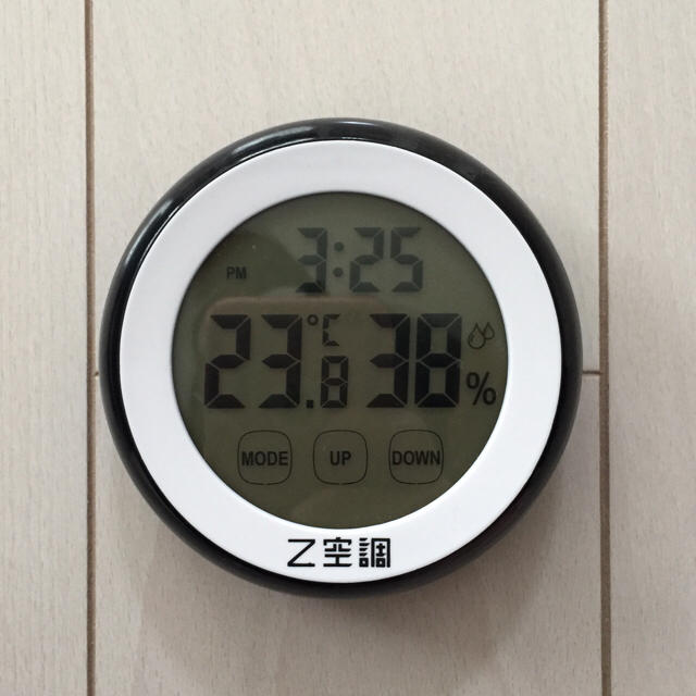 非売品!温度計 湿度計 時計 アラーム 斎藤工 Z空調 HINOKIYA | フリマアプリ ラクマ
