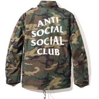 シュプリーム(Supreme)のanti social social club ディフェンダージャケット XXL(ミリタリージャケット)