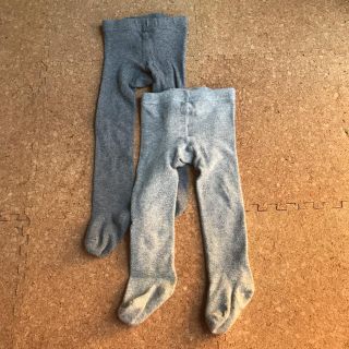 ザラキッズ(ZARA KIDS)のZARAbabyグレータイツ2本セット(靴下/タイツ)