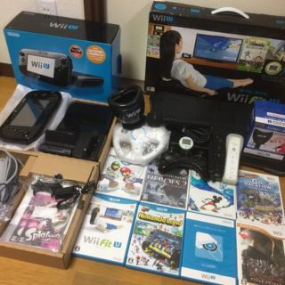 ウィーユー(Wii U)の★wiiuプレミアム32G★ソフトアクセサリ超大量まとめて処分セット①(家庭用ゲーム機本体)