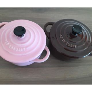 ルクルーゼ(LE CREUSET)の未使用 ルクルーゼ ミニココット二個(食器)