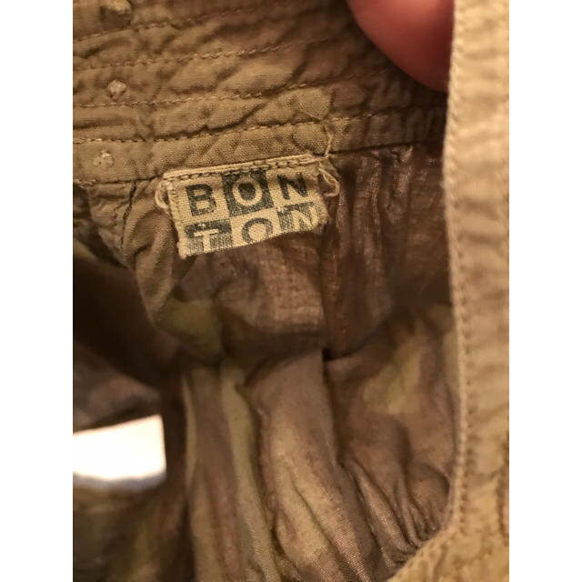 BONTON ボントン フリルブラウス♪ キッズ/ベビー/マタニティのベビー服(~85cm)(シャツ/カットソー)の商品写真