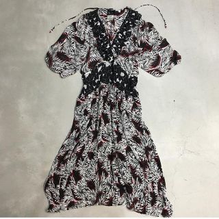 ダイアンフォンファステンバーグ(DIANE von FURSTENBERG)のお値下げ！80s diane freisワンピース(ロングワンピース/マキシワンピース)