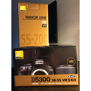 ニコン(Nikon)のNIKON ニコン D5300 18-55mmと55-200mm(デジタル一眼)