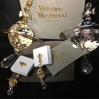 ヴィヴィアンウエストウッド(Vivienne Westwood)の即完売◆限定復刻◆ヴィヴィアンウエストウッド◆クリスタルオーブドロップピアス♡(ピアス)