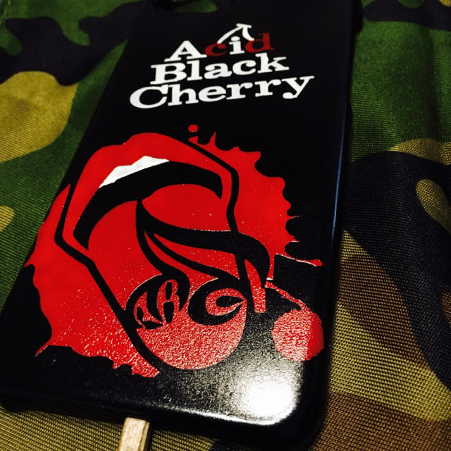 制作1時中断 Acid Black Cherryロゴ Iphoneケースの通販 By らむ S Shop ラクマ