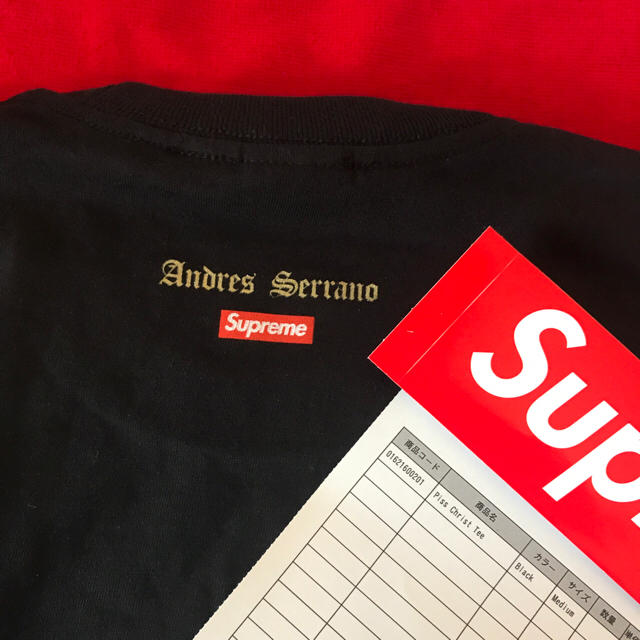 Supreme(シュプリーム)の【M】Supreme × Andres Serrano Tee メンズのトップス(Tシャツ/カットソー(半袖/袖なし))の商品写真