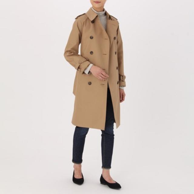MUJI (無印良品) - 無印良品 トレンチコート Sサイズ