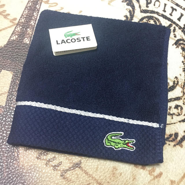 LACOSTE(ラコステ)のLACOSTE タオルハンカチ メンズのファッション小物(ハンカチ/ポケットチーフ)の商品写真