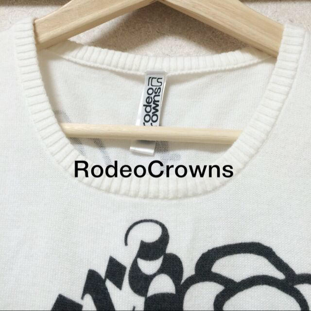 RODEO CROWNS(ロデオクラウンズ)のRodeoCrown/スカルサマーニット レディースのトップス(Tシャツ(半袖/袖なし))の商品写真