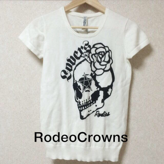 ロデオクラウンズ(RODEO CROWNS)のRodeoCrown/スカルサマーニット(Tシャツ(半袖/袖なし))