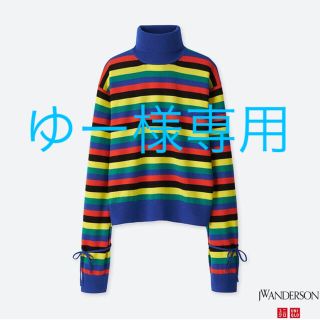 ユニクロ(UNIQLO)の【ゆー様専用】ユニクロ×JWアンダーソン オーバーサイズタートルセーターM 新品(ニット/セーター)