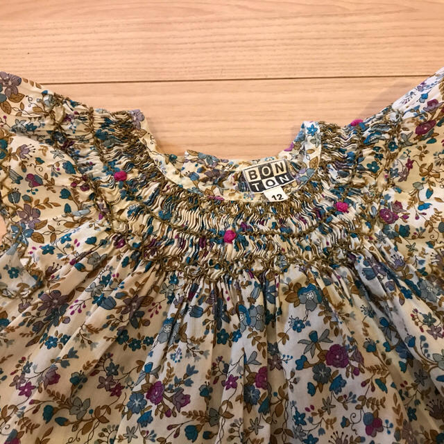 BONTON ボントン リバティワンピース♡の通販 by acota|ラクマ