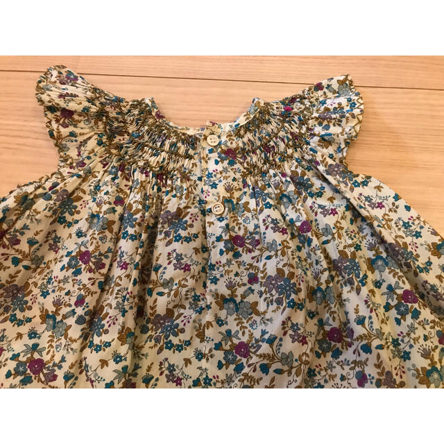 BONTON ボントン リバティワンピース♡ キッズ/ベビー/マタニティのキッズ服女の子用(90cm~)(ワンピース)の商品写真