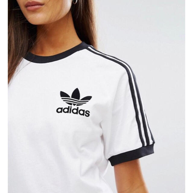 Tシャツ(半袖/袖なし)新品 ホワイト 日本Mサイズ adidas★カリフォルニアTシャツ ユニセックス