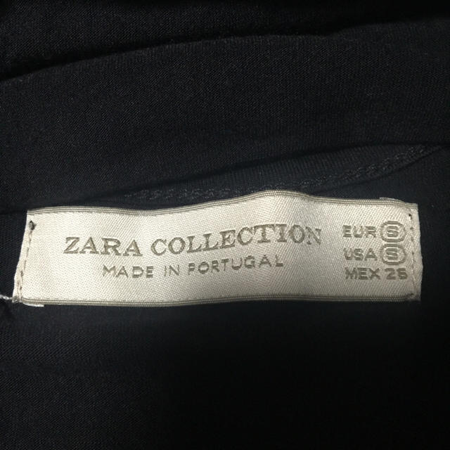 ZARA(ザラ)のZARA  レースカットソー  半袖 レディースのトップス(カットソー(半袖/袖なし))の商品写真