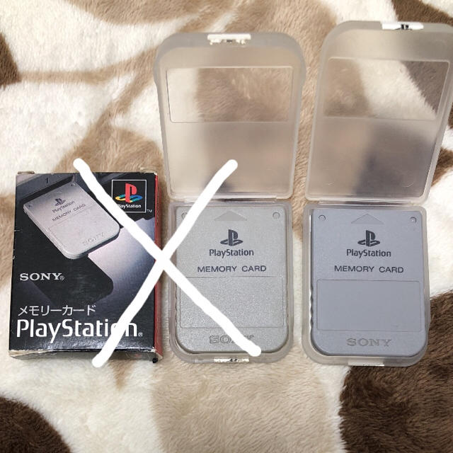 PlayStation(プレイステーション)のPlayStation メモリーカード 1個 エンタメ/ホビーのゲームソフト/ゲーム機本体(その他)の商品写真