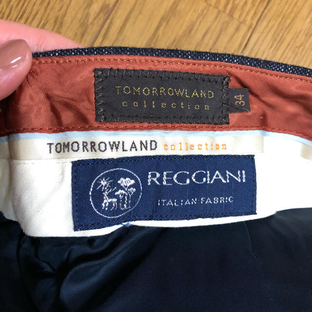 TOMORROWLAND(トゥモローランド)のトゥモローランド コレクション アンクル丈パンツ 34 レディースのパンツ(クロップドパンツ)の商品写真