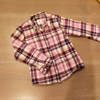 ランズエンド(LANDS’END)のチェック柄シャツ(ブラウス)