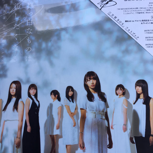 欅坂46 応募券封入 真っ白なものは汚したくなる A.Bセット 初回仕様盤 ...