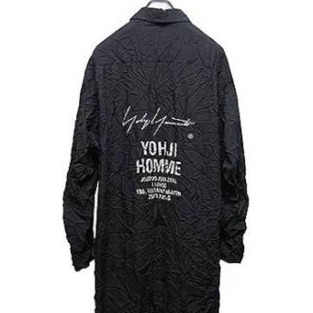 Yohji Yamamoto スタッフシャツ シワ加工