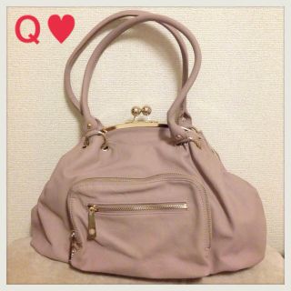 Ｑ♥がまぐちバッグ【美品】(ショルダーバッグ)